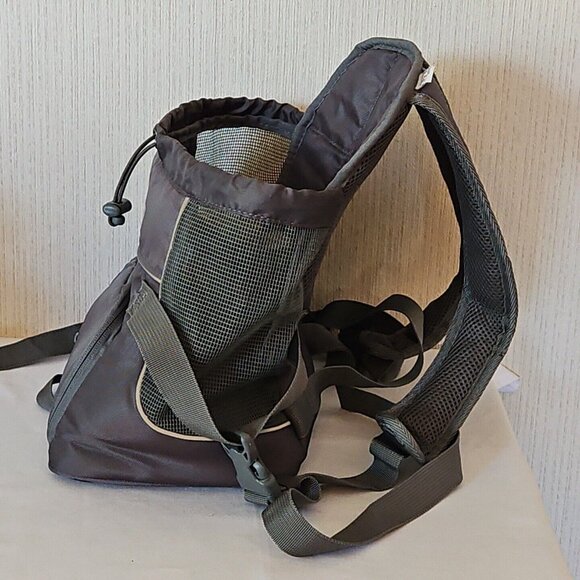 Outward Hound Dog Backpack Ripstop Pet Carrier Bag Padded Small Gray Cargo Pkts - Picture 5 of 12